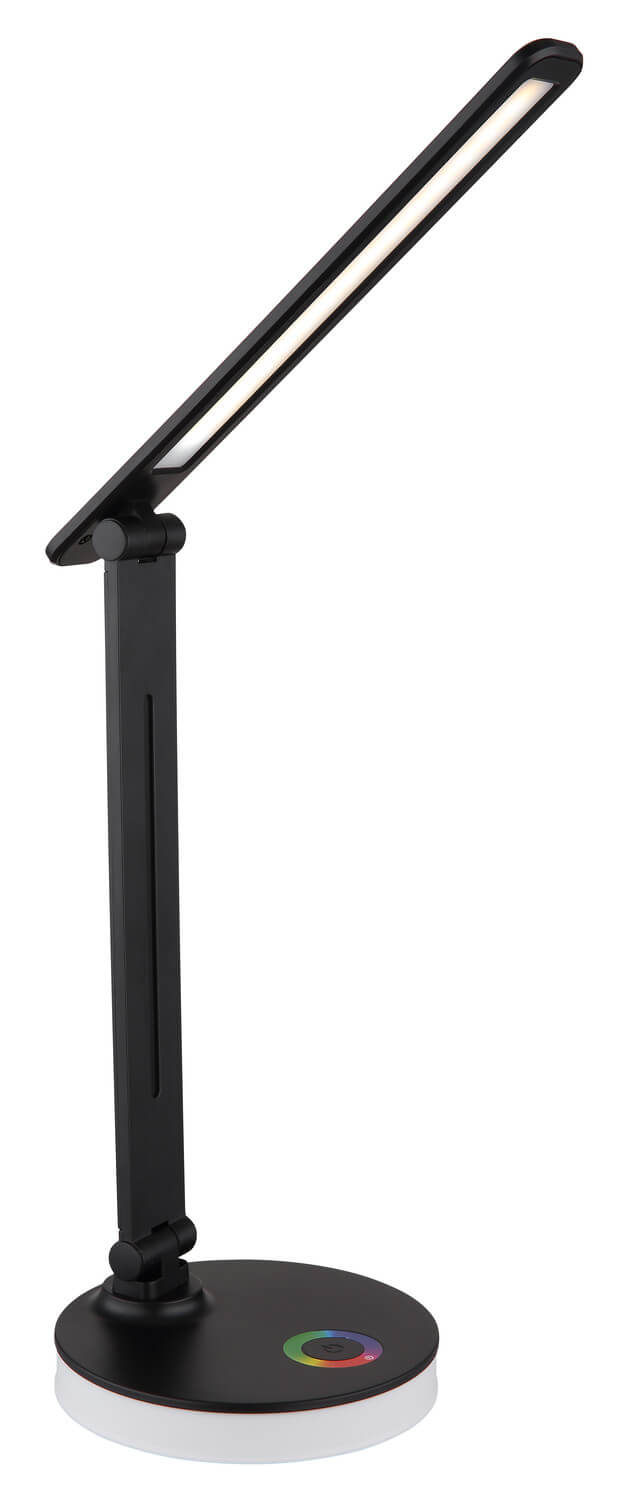 Lampe à poser Geraldo noire mat