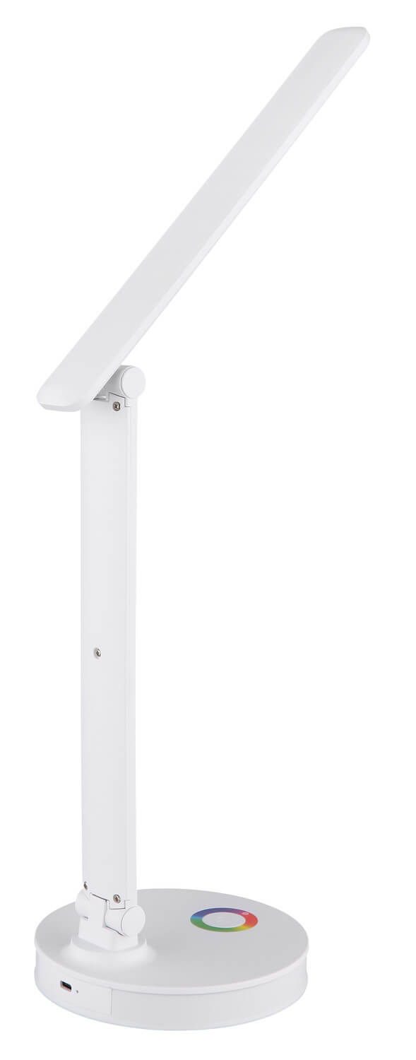 Lampe à poser Geraldo blanche mat
