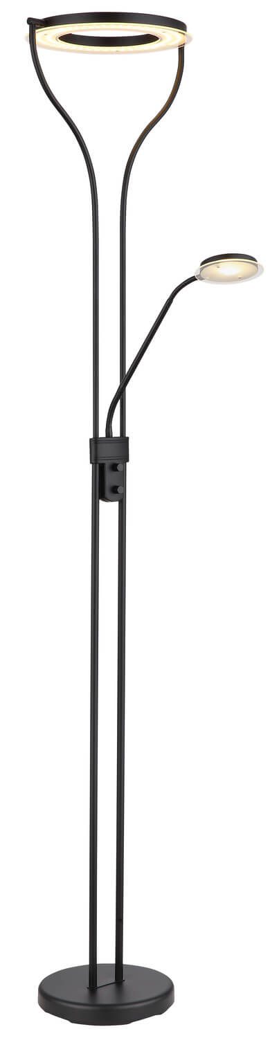 Lampadaire Ebro noir