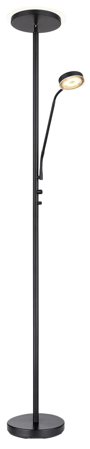 Lampadaire Ernst noir mat
