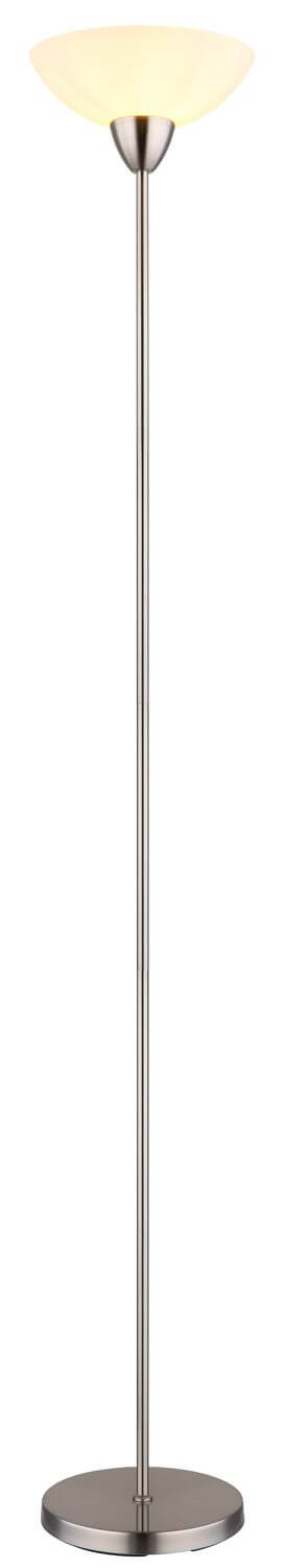 Lampadaire Lima nickel satiné