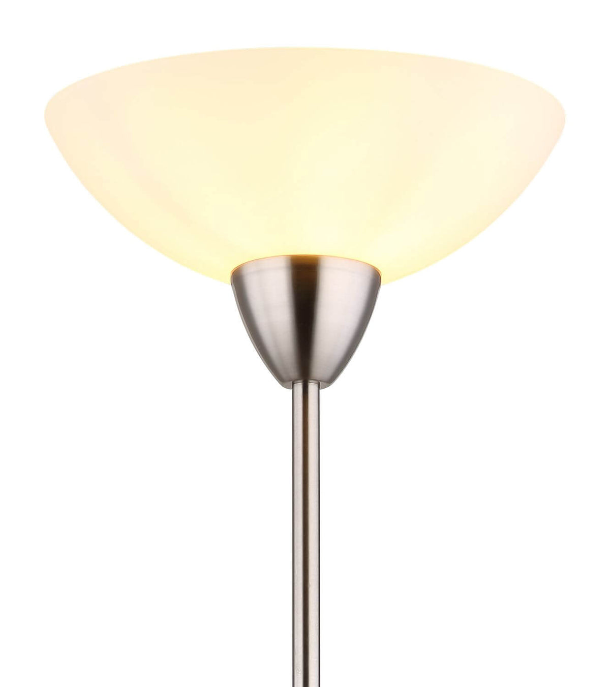 Lampadaire Lima nickel satiné