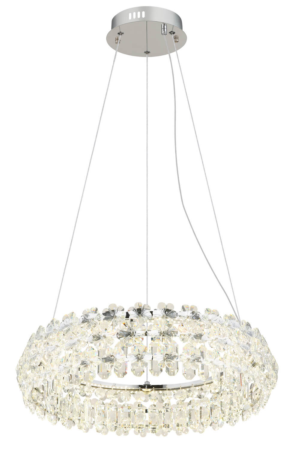 Suspension Diann chromée