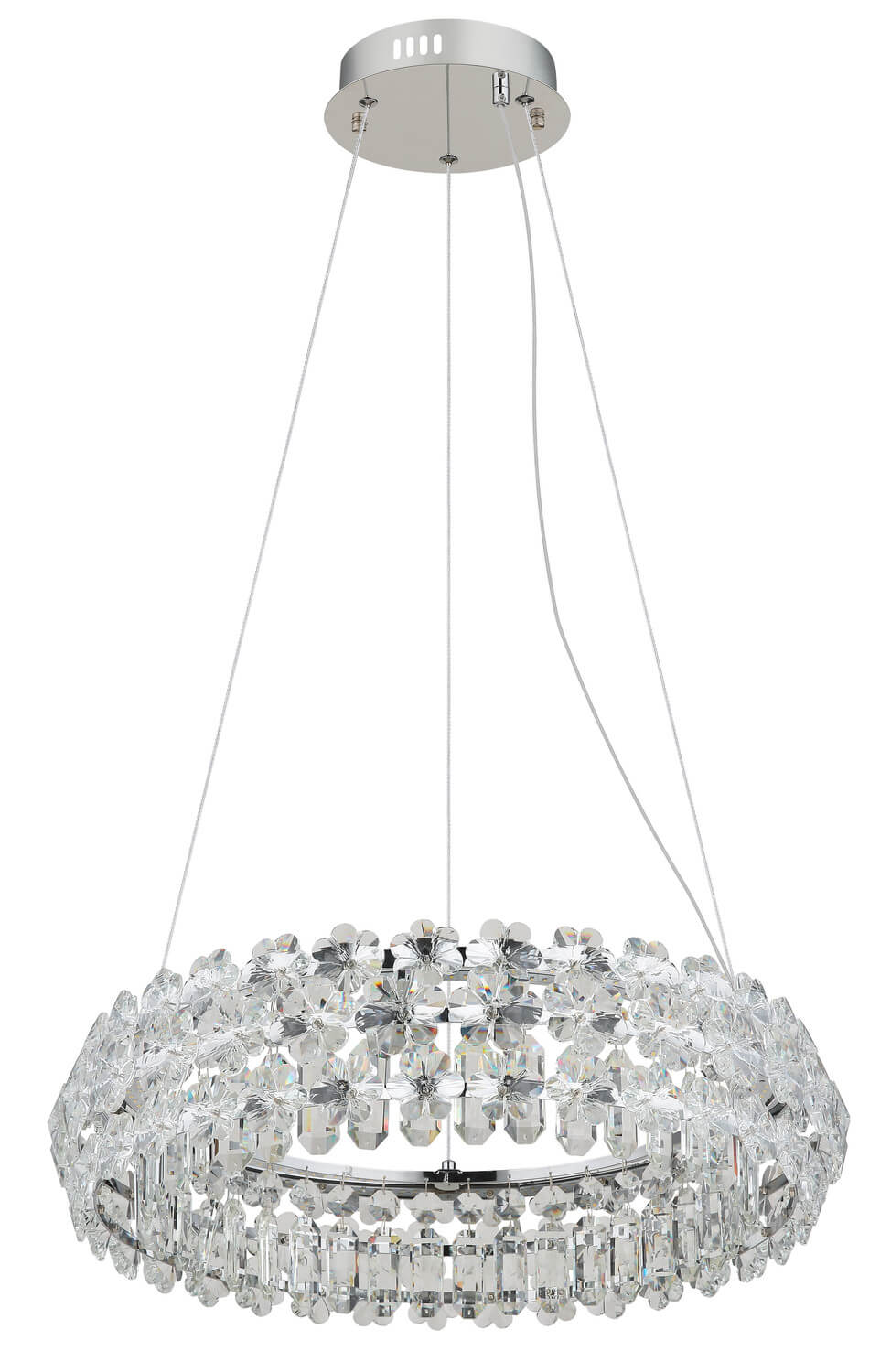 Suspension Diann chromée