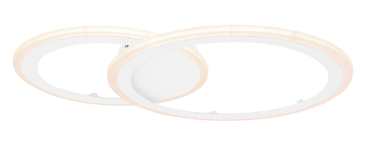 Plafonnier Fenna blanc