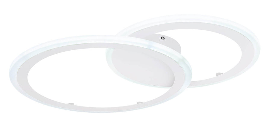 Plafonnier Fenna blanc
