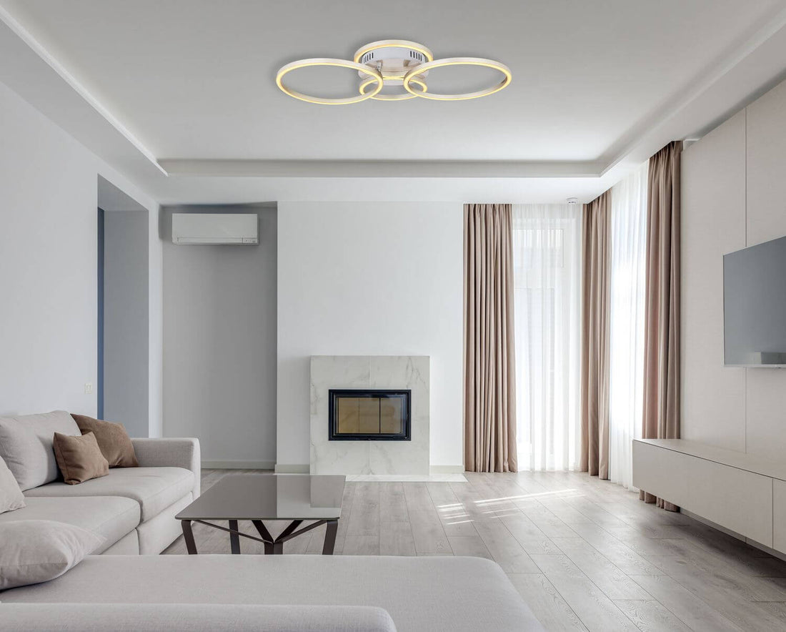 Plafonnier LED | Kendy Nickel