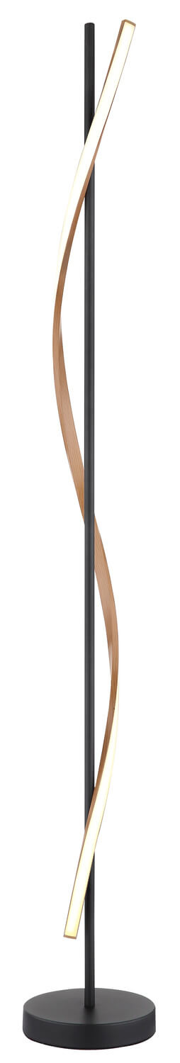 Lampadaire Watkins noir mat
