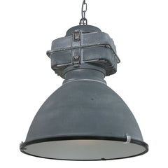 Adjustable Industrial Grey Pendant Light