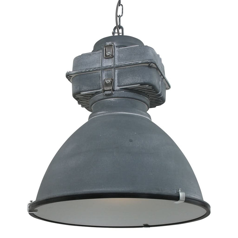 Adjustable Industrial Grey Pendant Light