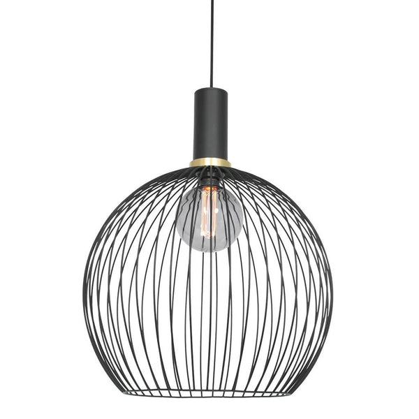 Modern Black Aureole Pendant Light