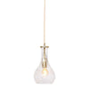 Grazio Brass Glass Pendant Light
