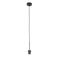Adjustable Black Chandelier with Crystals