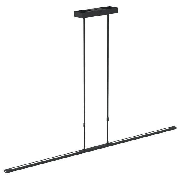 Zelena Adjustable Black LED Pendant Light