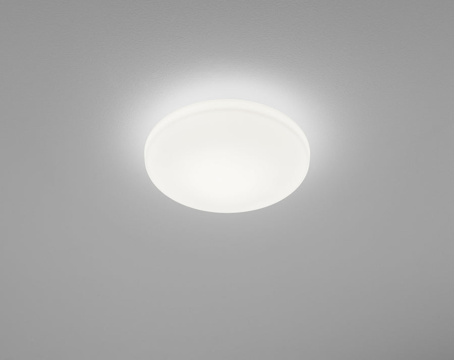 Plafonnier extérieur Kymo chromé, Ø 26 cm
