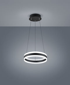 Suspension LIV noire, Ø 40 cm