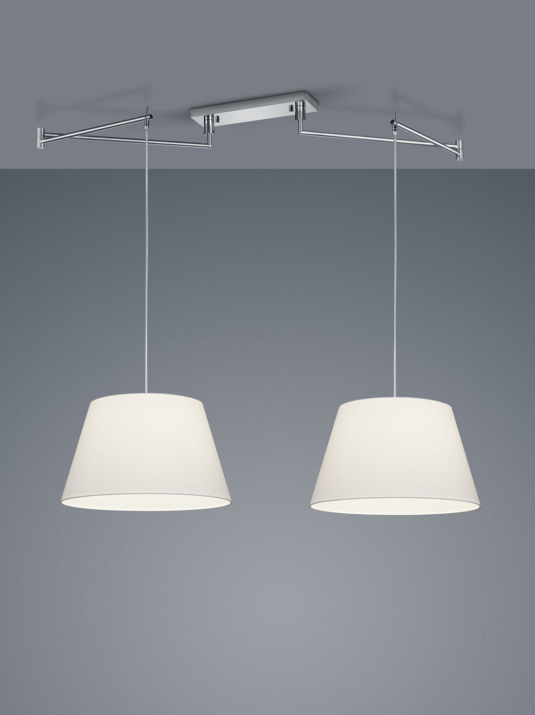 Suspension Certo 2 lumières chromée (26/1847.04/9276)
