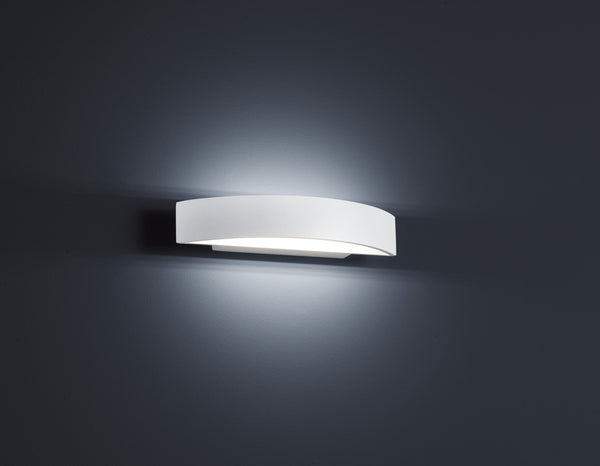 Applique murale Yona blanche, L 27,5 cm
