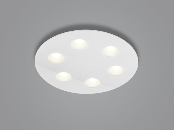 Plafonnier Nomi blanc, Ø 49 cm