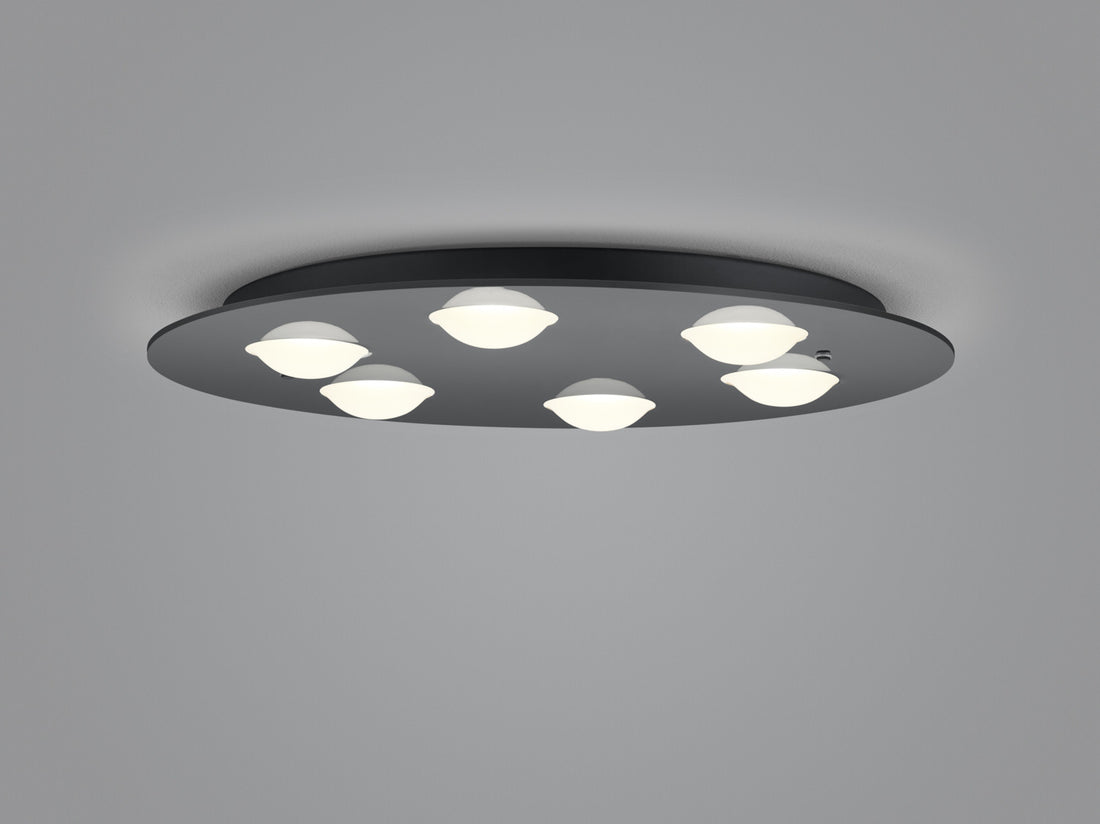 Plafonnier LED | Nomi Noir Ø 49 cm