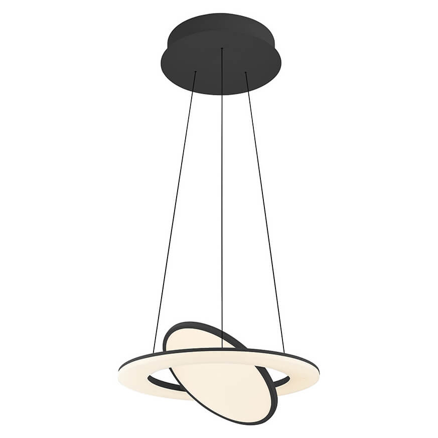 Suspension Haley noire, Ø 45 cm