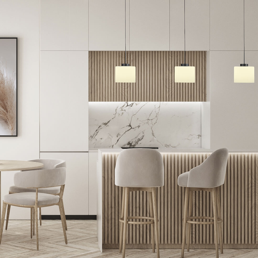 Suspension luminaire | Abby Anthracite L 110 cm