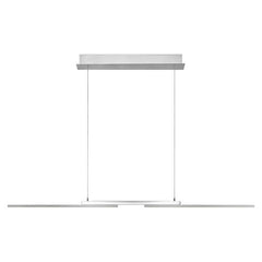 Suspension More nickel satiné, L 130 cm