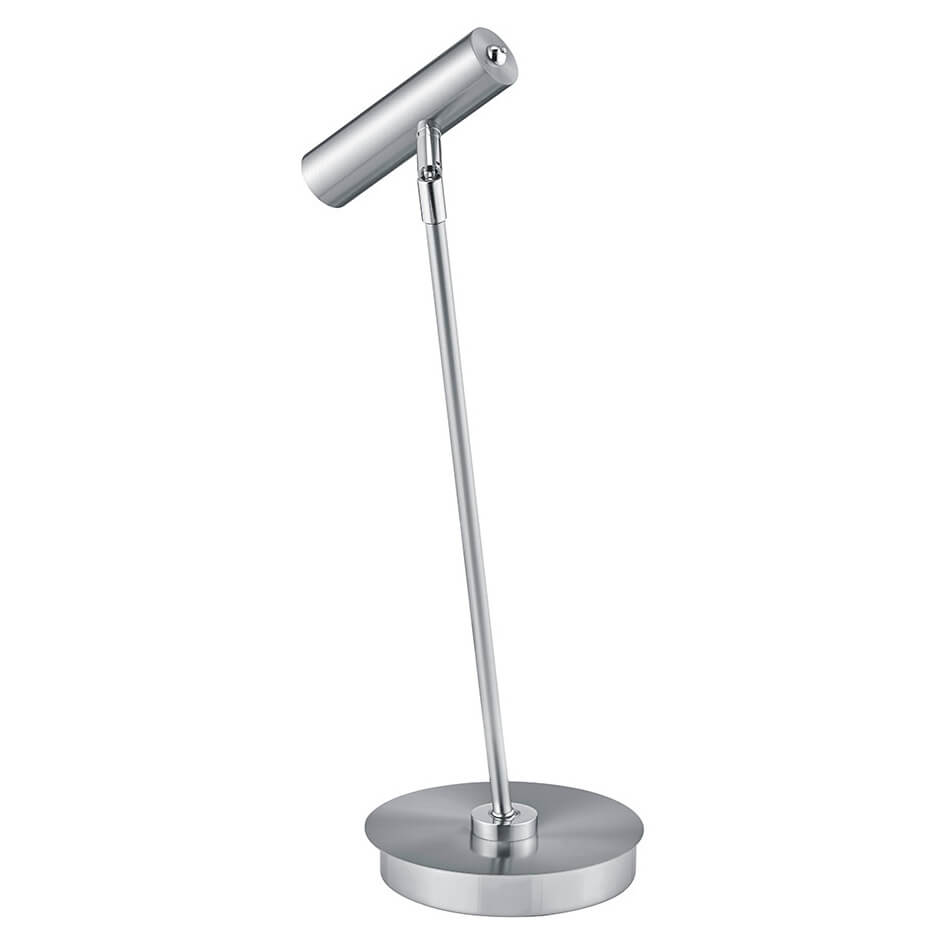 Lampe à poser Tom nickel satiné