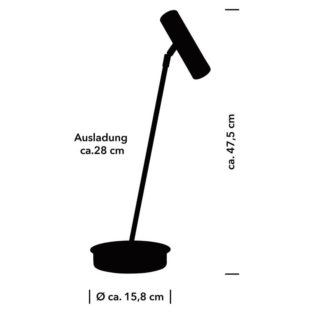 Lampe à poser Tom Pro bronze