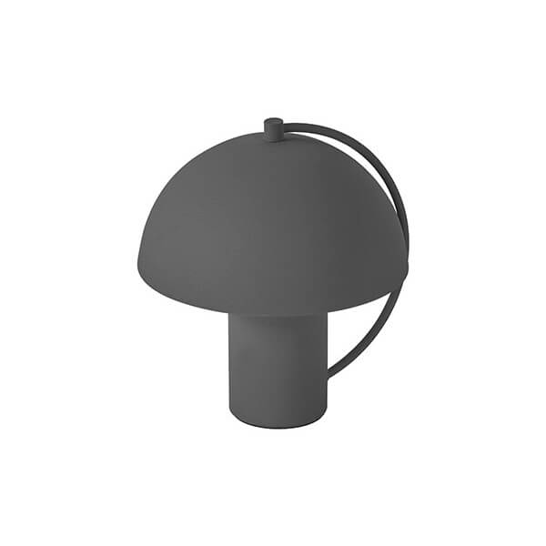 Lampe à poser sans fil Hedda noire, H 17,5 cm