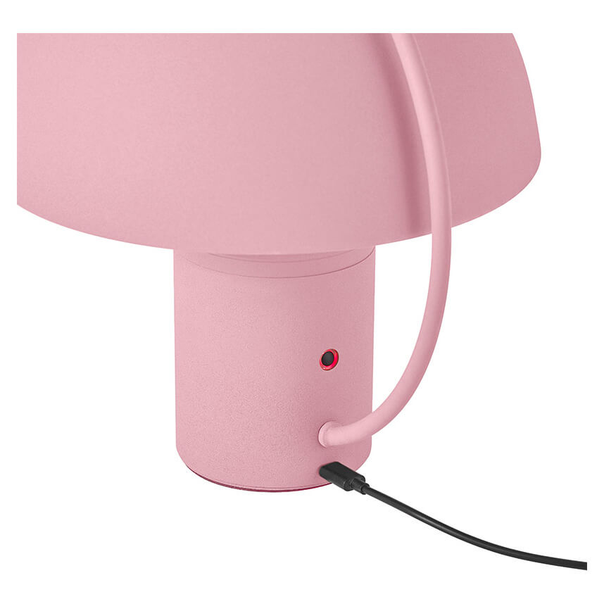 Lampe à poser sans fil Hedda rose