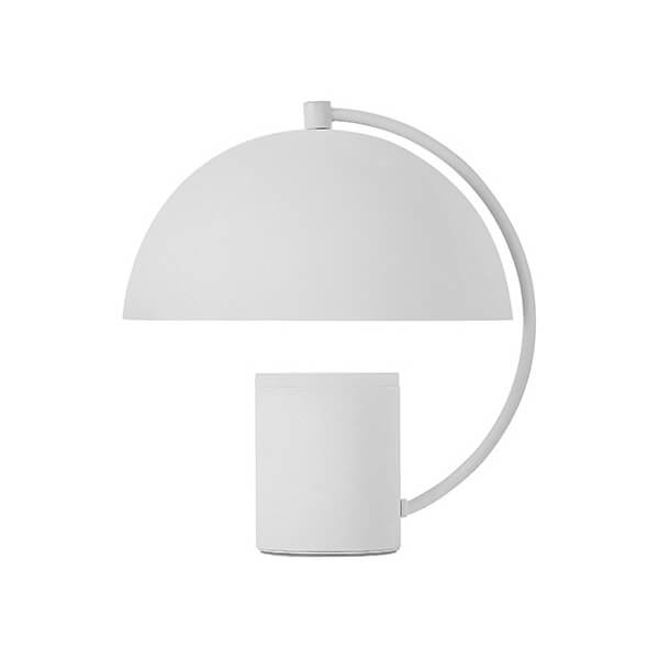 Lampe à poser sans fil Hedda blanche, H 17,5 cm