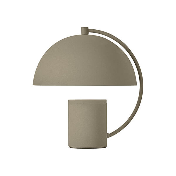 Lampe à poser sans fil Hedda vert olive, H 17,5 cm