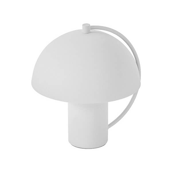 Lampe à poser sans fil Hedda blanche, H 27,4 cm
