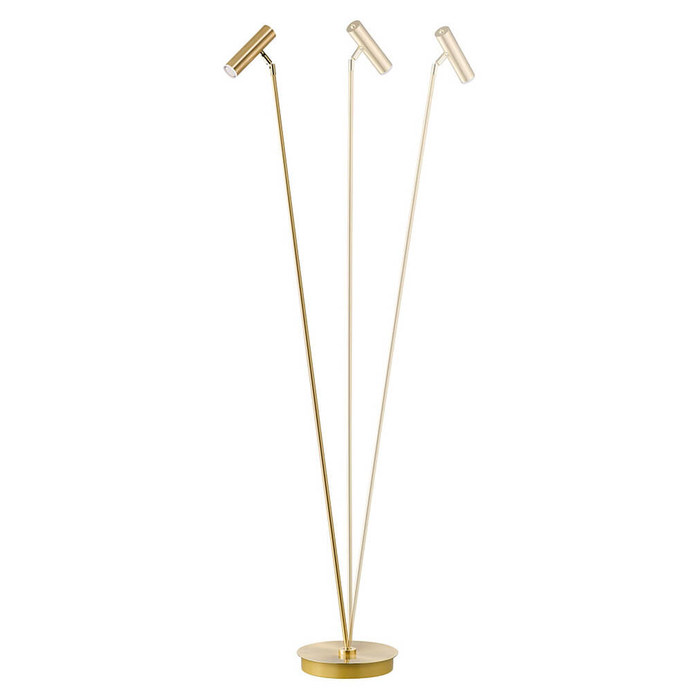 Lampadaire Tom laiton brossé (60456/1-01)