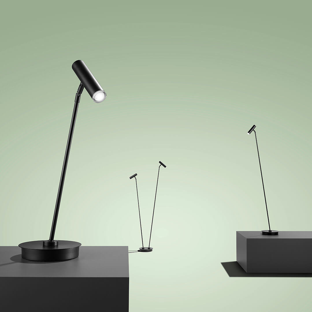 Lampadaire Tom noir (60456/1-06)