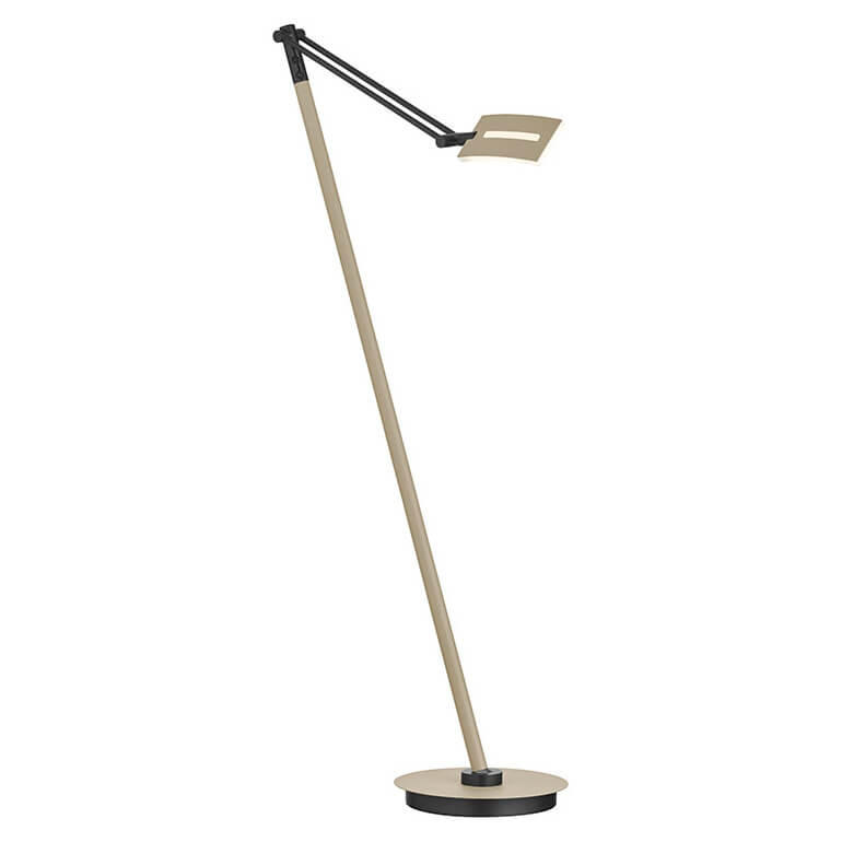 Lampadaire Evolo taupe, H 110 cm