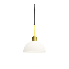 Suspension Vienda, laiton et verre opale