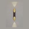 Applique murale Organo 2 lumières, H 55 cm