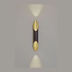 Applique murale Organo 2 lumières, H 55 cm