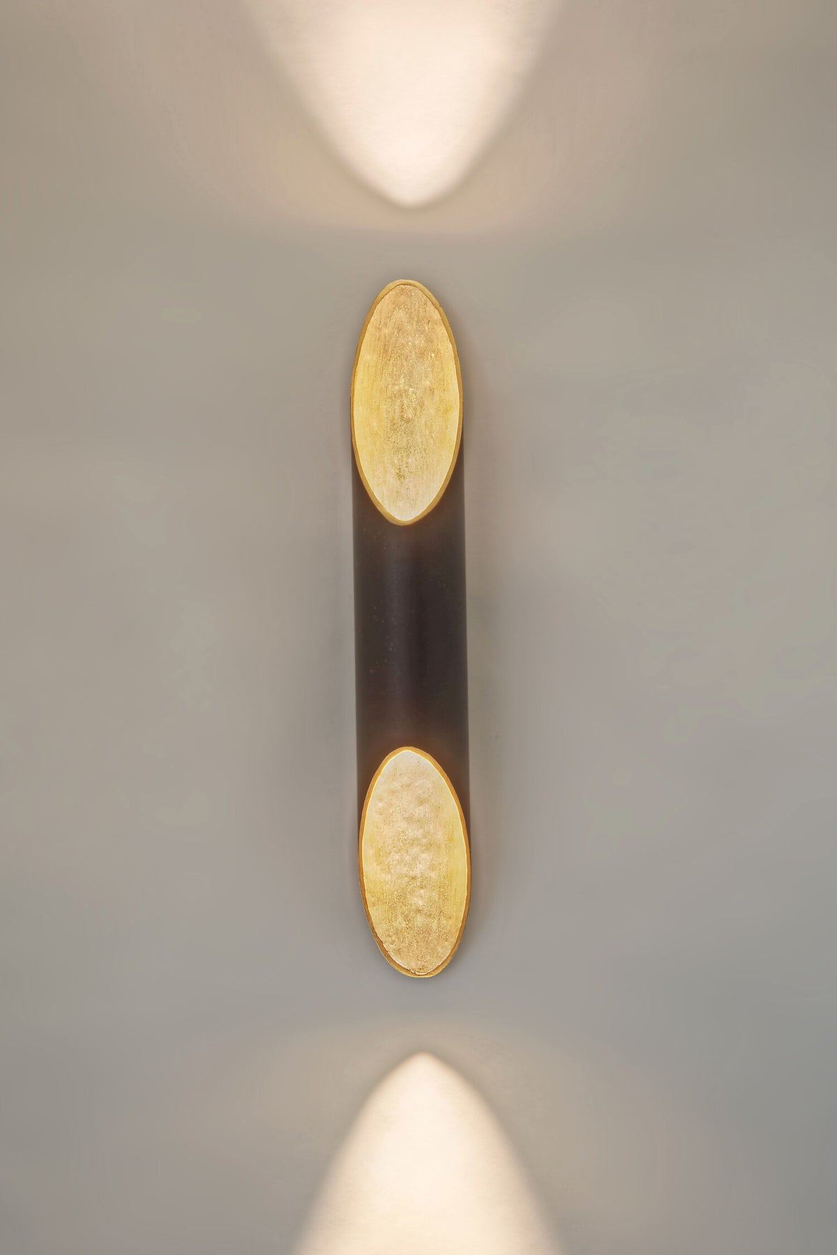 Applique murale Organo 2 lumières, H 55 cm