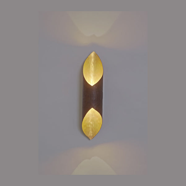 Applique murale Organo 2 lumières, H 40 cm