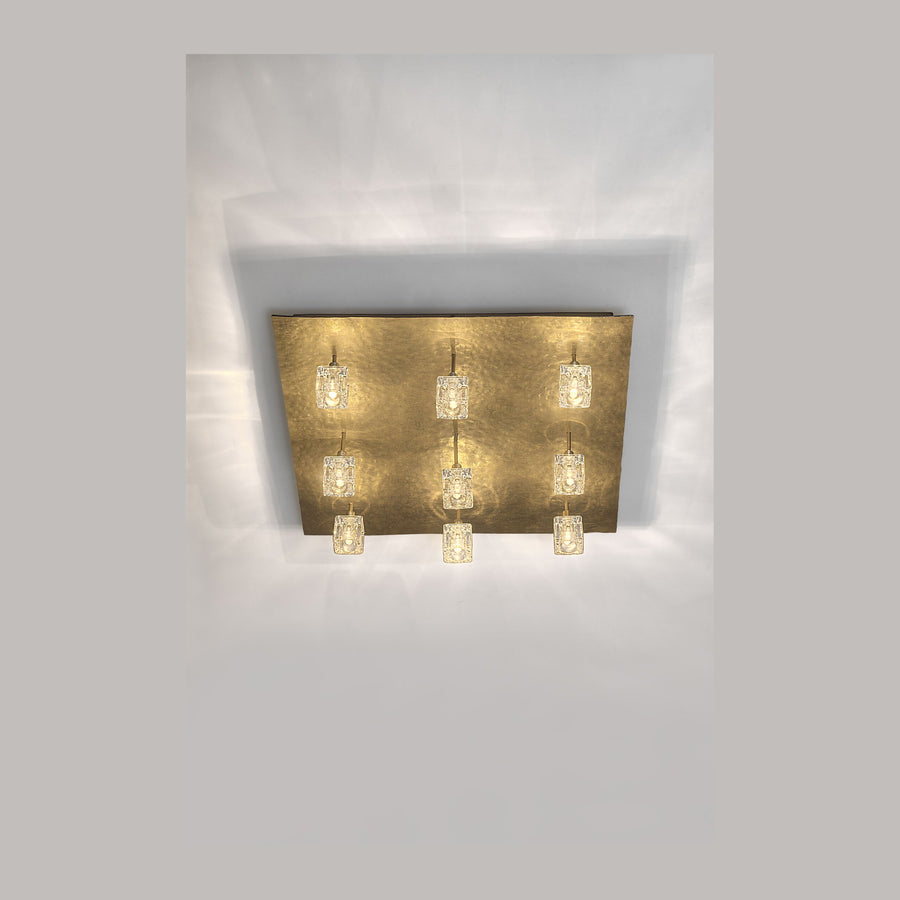Plafonnier Lucente 9 lumières