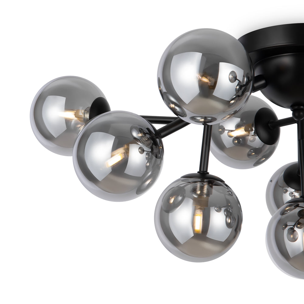 Dallas Black Ceiling Light