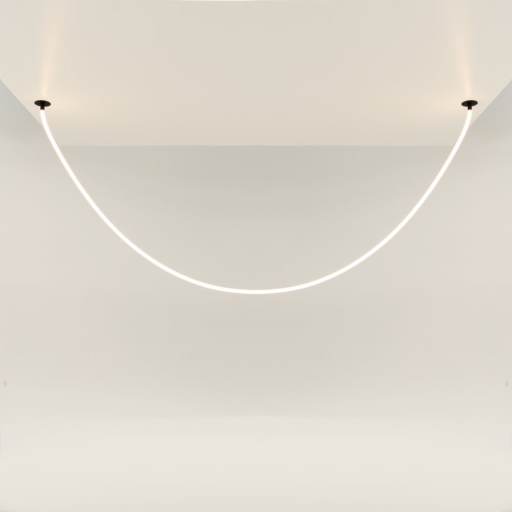 Tau black pendant light