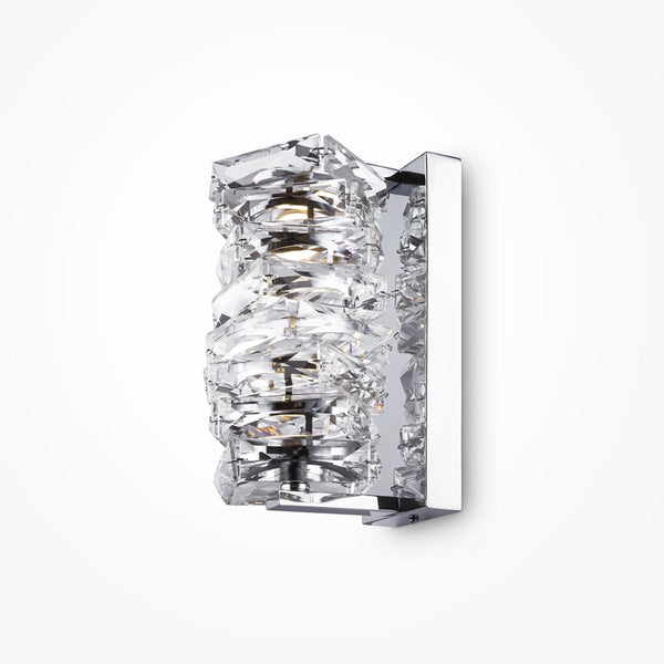 Coil Silver Wall Light