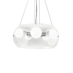 Suspension Audi-10 5 lumières transparente, verre