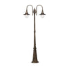 Lampadaire extérieur Cima 2 lumières noir