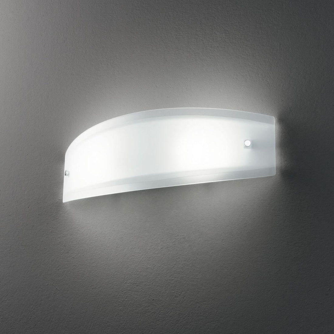 Applique murale ALI 2 lumières blanche, verre