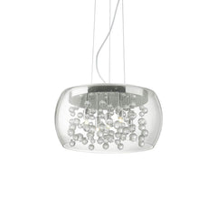 Suspension Audi-80 5 lumières transparente, verre